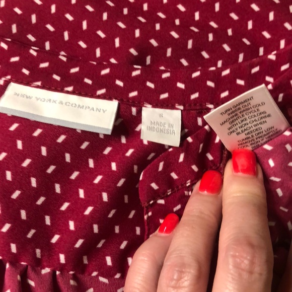 NY&Co, hot pink sleeveless top - Picture 5 of 5